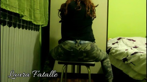 Daddys chick chair humping and pants wetting-laura fatalle